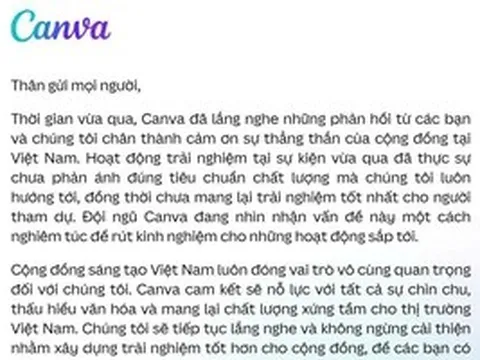 Canva Việt Nam lên tiếng sau lần ra mắt gây thất vọng