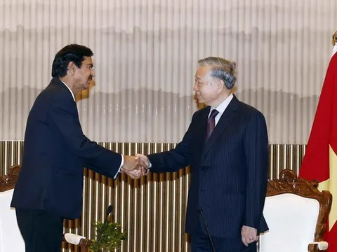 Tổng Bí thư, Chủ tịch nước Tô Lâm tiếp lãnh đạo một số doanh nghiệp hàng đầu Ấn Độ