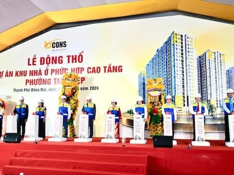 Tập đoàn Bcons và Tập đoàn Lê Phong khởi công xây dựng hàng nghìn căn hộ