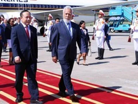 Thủ tướng Timor-Leste đến Hà Nội, bắt đầu chuyến thăm chính thức Việt Nam