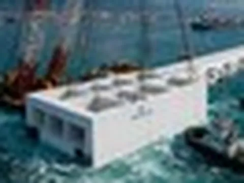 Phát hiện 20 khối bê tông cốt thép nặng hơn 12.000 tấn được thả xuống biển, siêu công trình lá chắn dần lộ diện